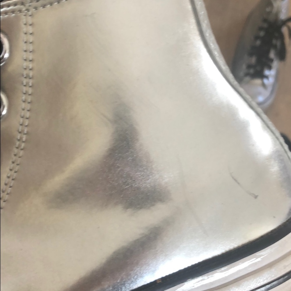 Silver Converse Hightops - image 7